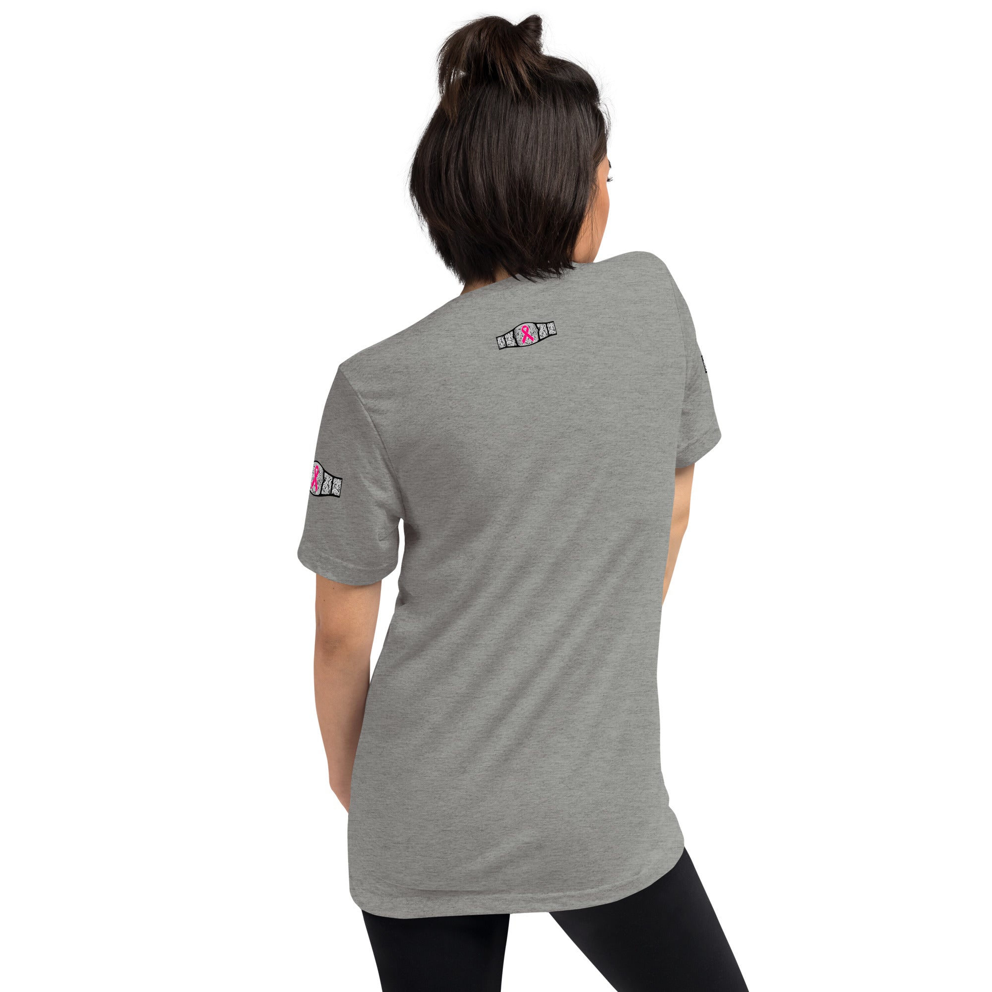 "I Am A Breast Cancer Champion" Short sleeve t-shirt