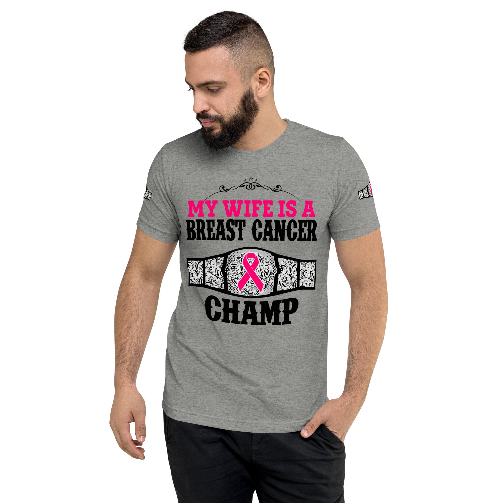 "My Wife Is A Breast Cancer Champ" T-Shirt Collection