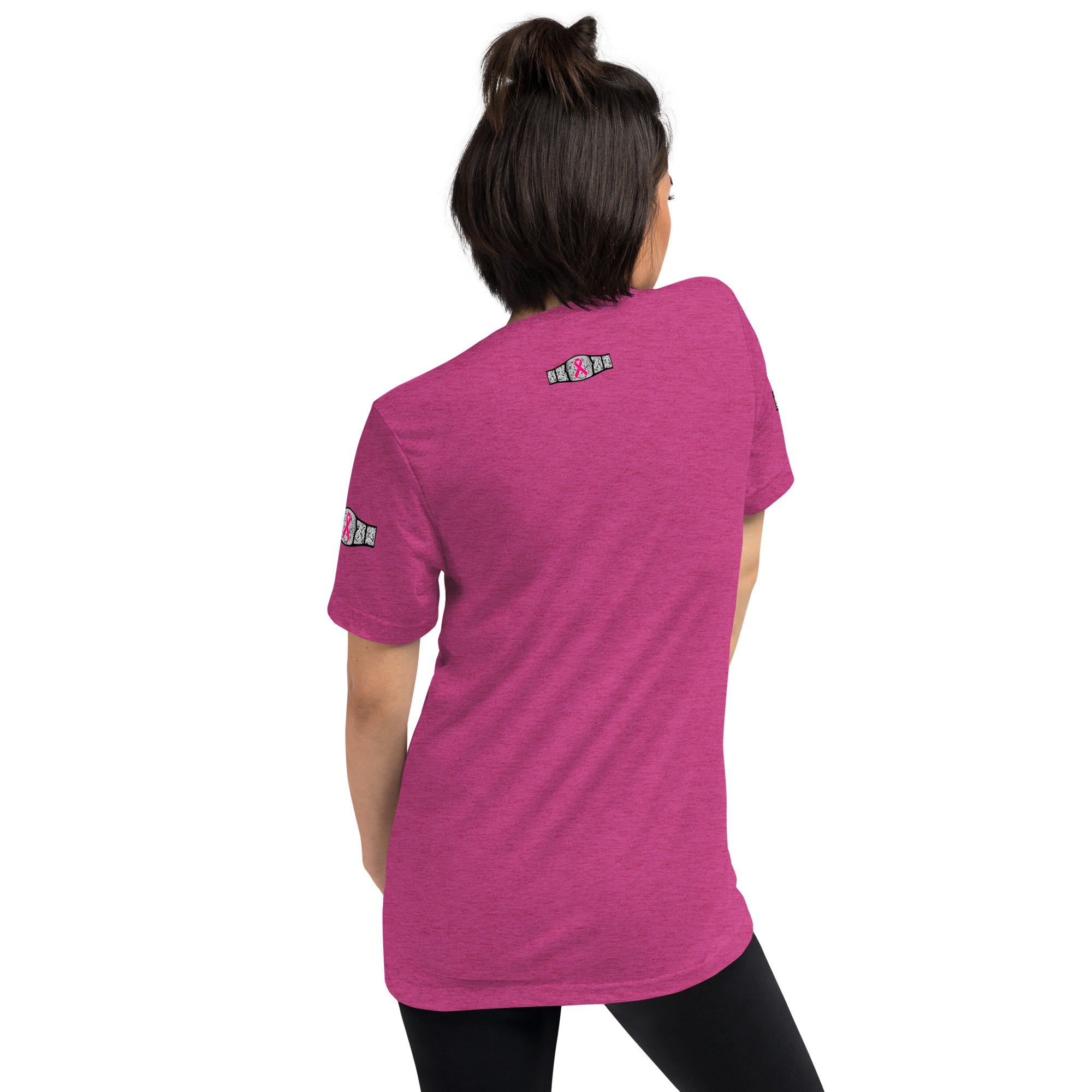 "I Am A Breast Cancer Champion" Short sleeve t-shirt
