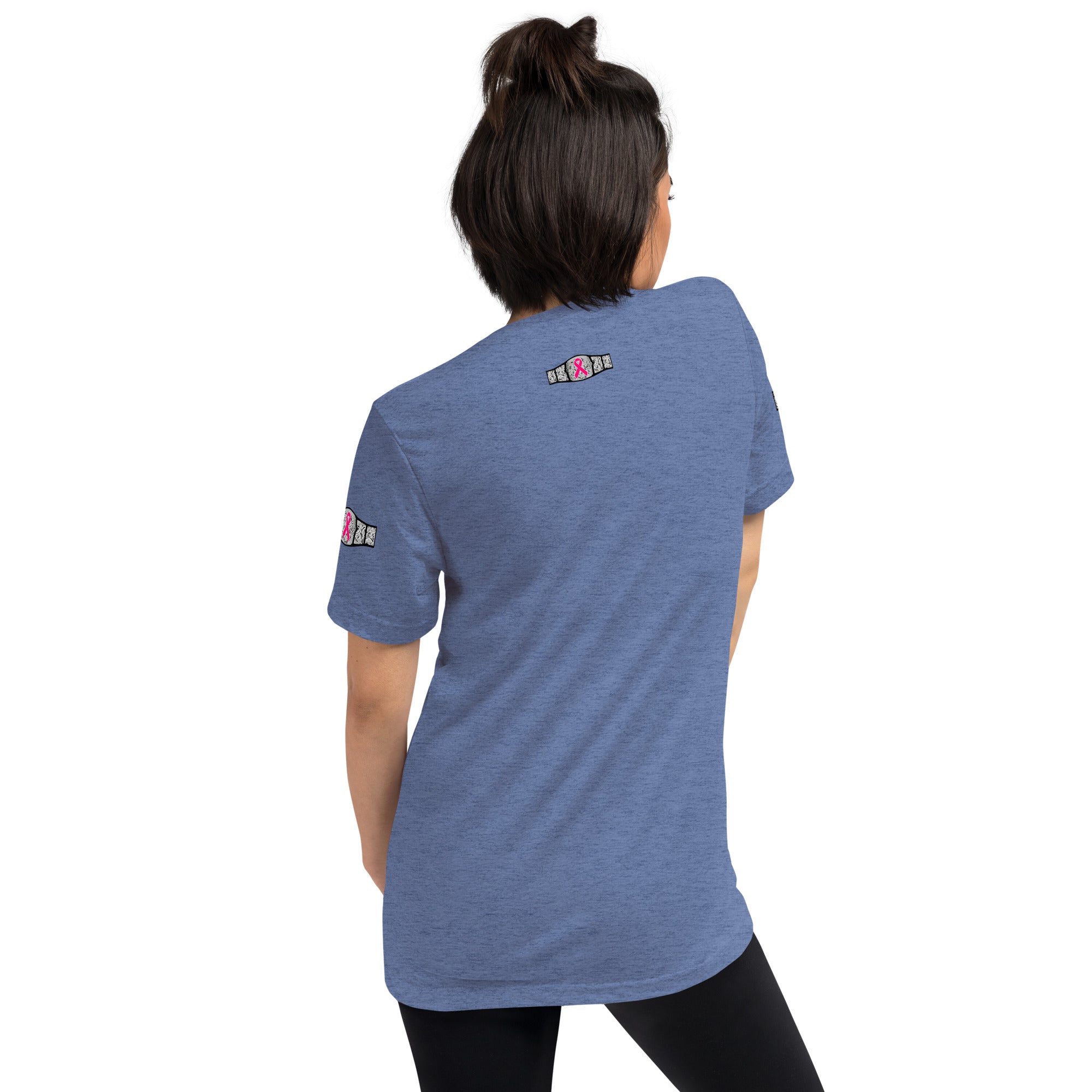 "I Am A Breast Cancer Champion" Short sleeve t-shirt