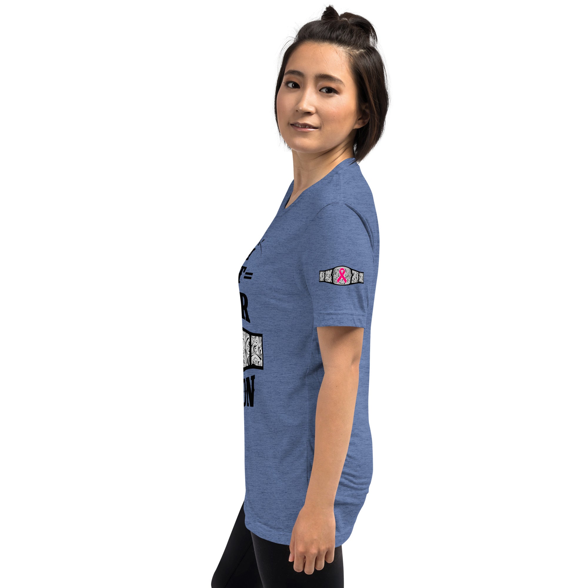 "I Am A Breast Cancer Champion" Short sleeve t-shirt