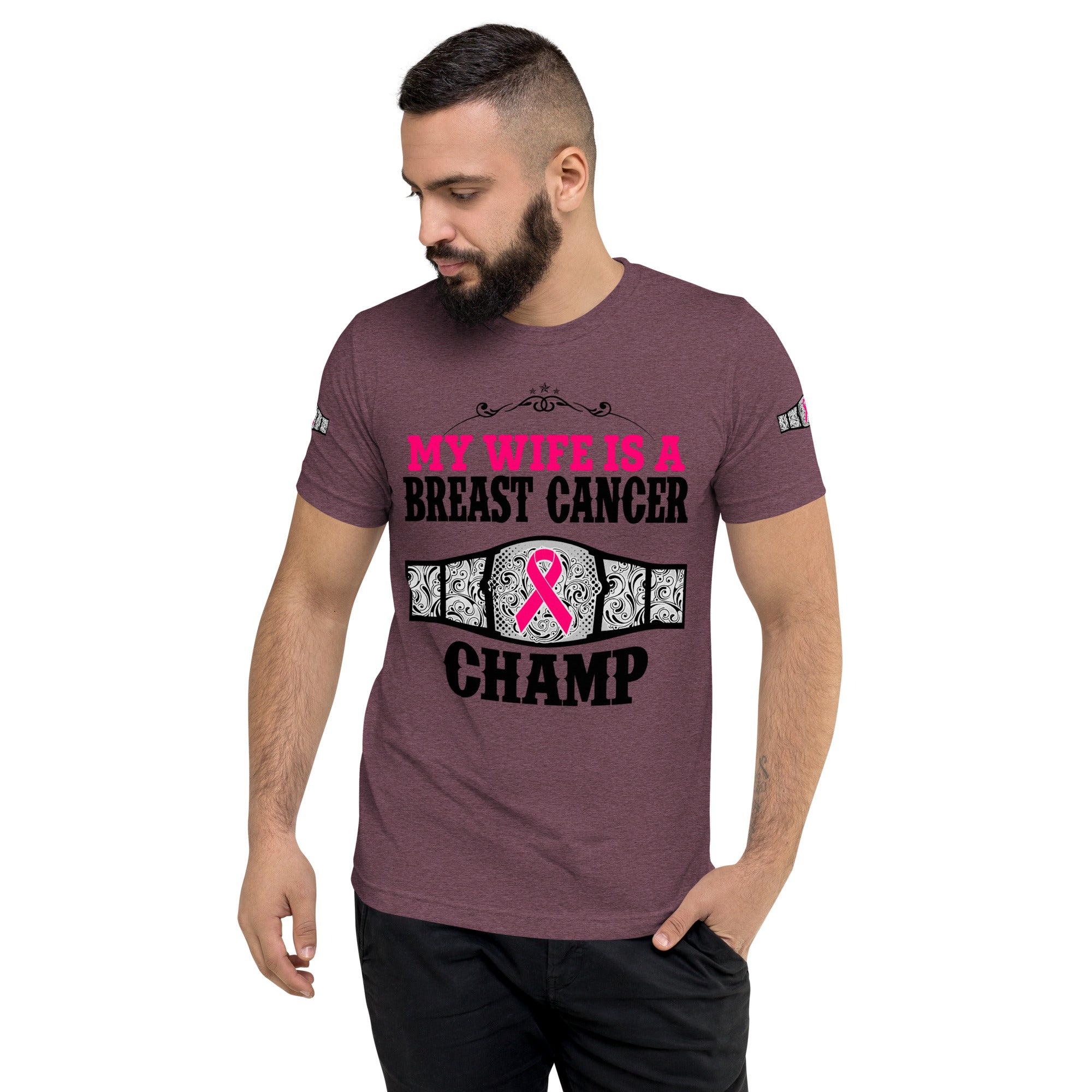 "My Wife Is A Breast Cancer Champ" T-Shirt Collection
