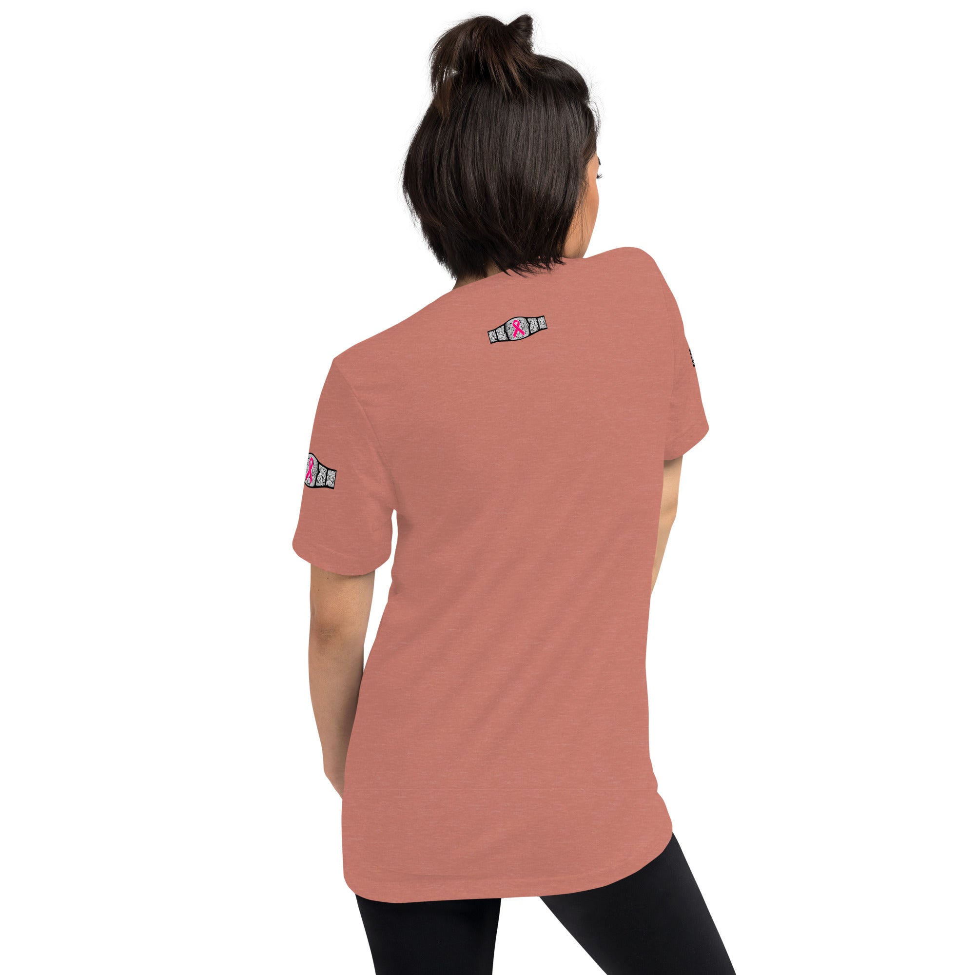 "I Am A Breast Cancer Champion" Short sleeve t-shirt