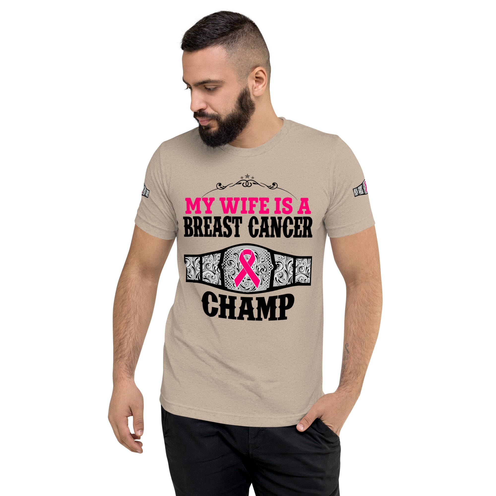 "My Wife Is A Breast Cancer Champ" T-Shirt Collection