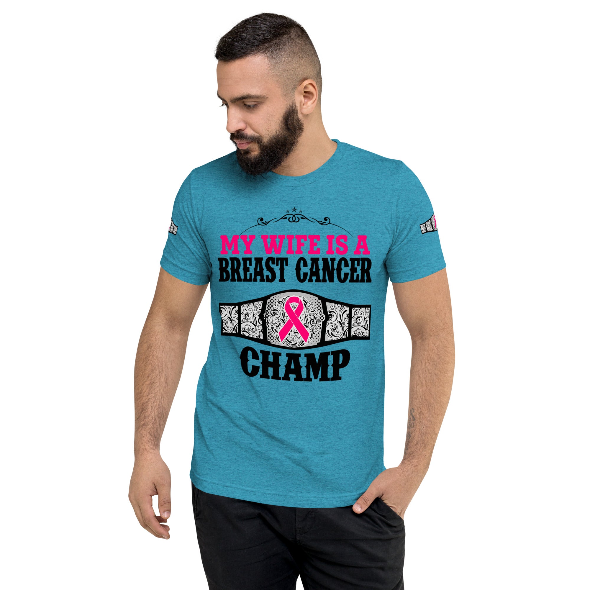 "My Wife Is A Breast Cancer Champ" T-Shirt Collection