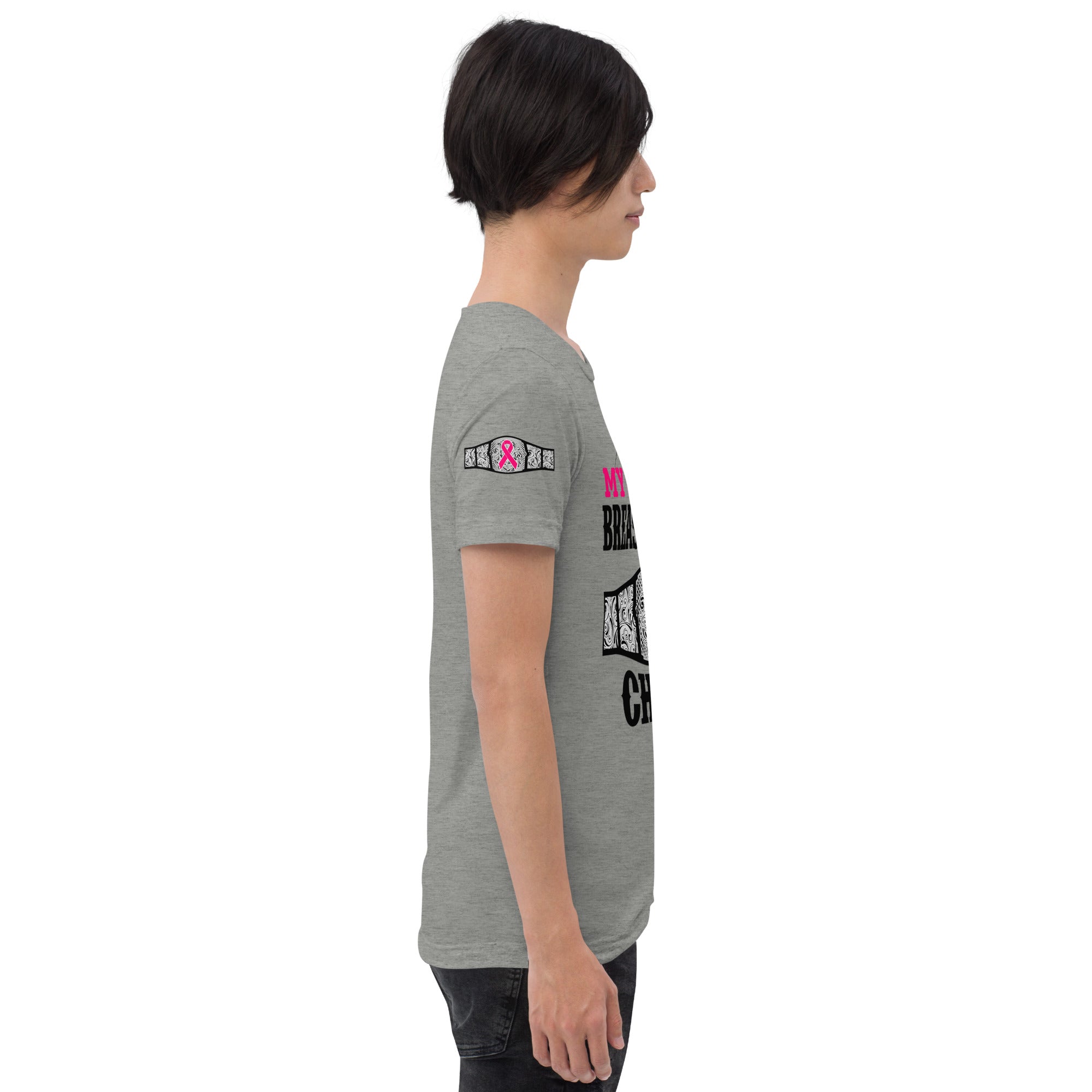 "My Cousin Is A Breast Cancer Champ" Tri-Blend T-Shirt