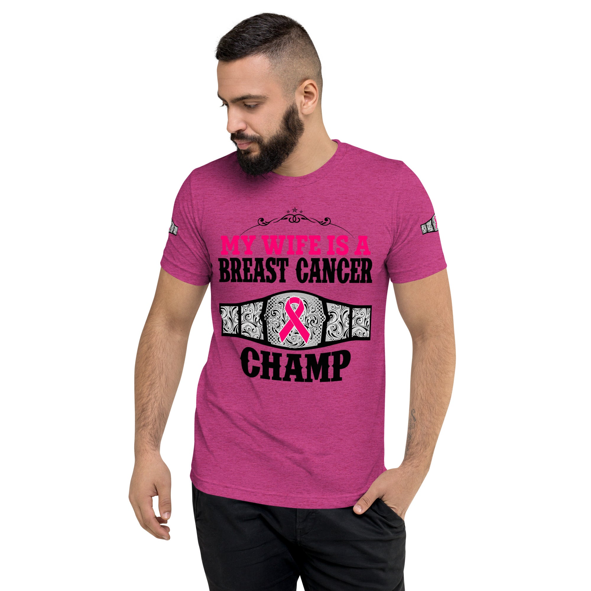 "My Wife Is A Breast Cancer Champ" T-Shirt Collection