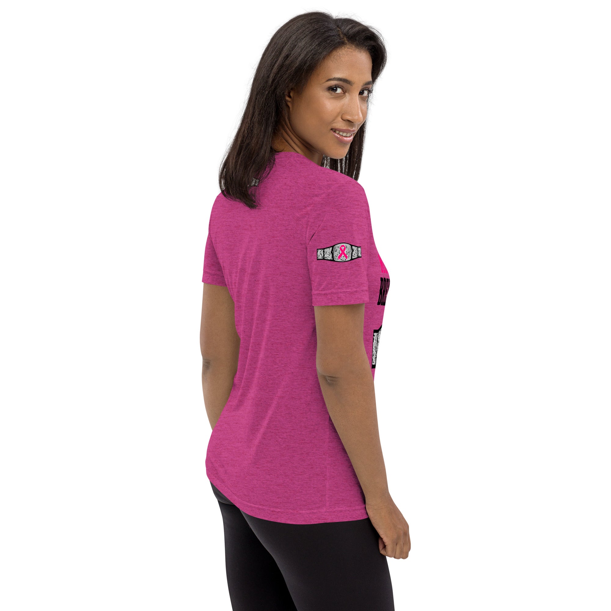 "My Sister Is A Breast Cancer Champ" Tri-Blend T-Shirt