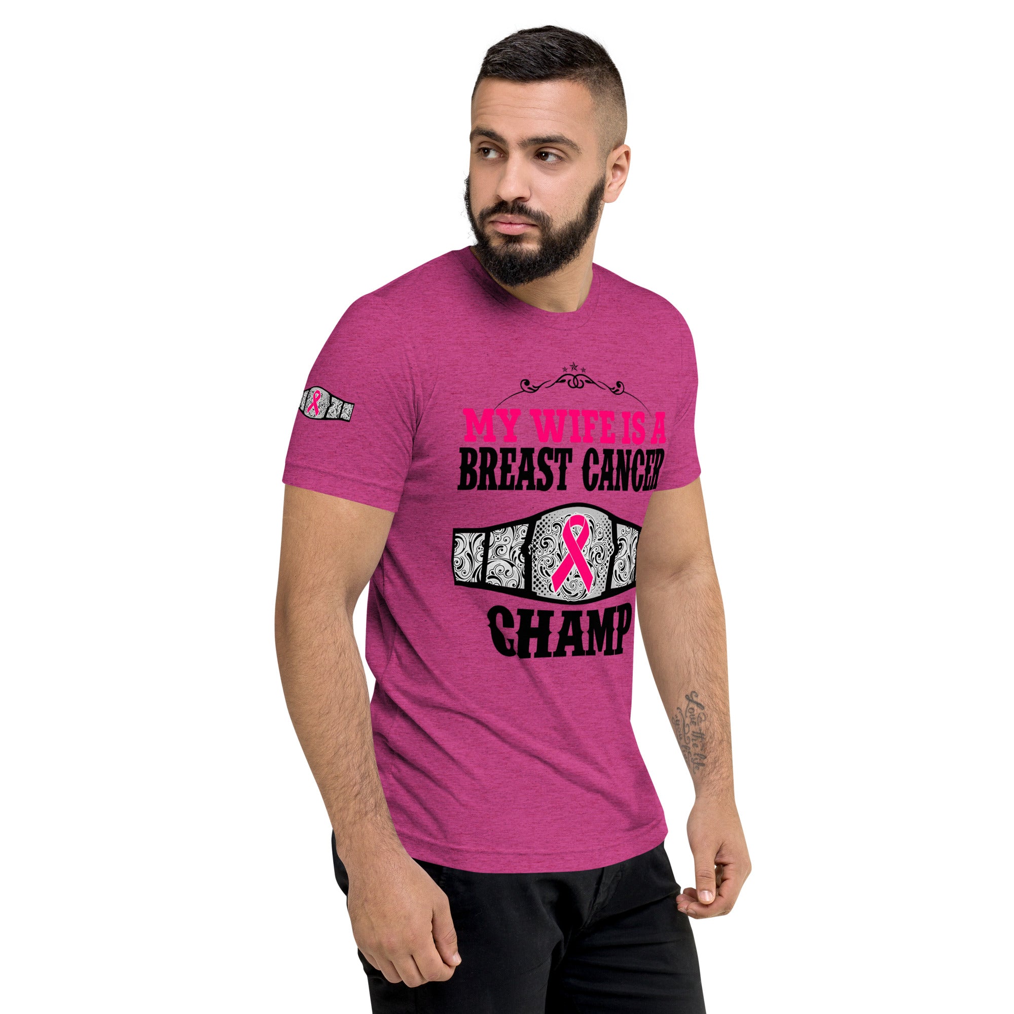 "My Wife Is A Breast Cancer Champ" T-Shirt Collection