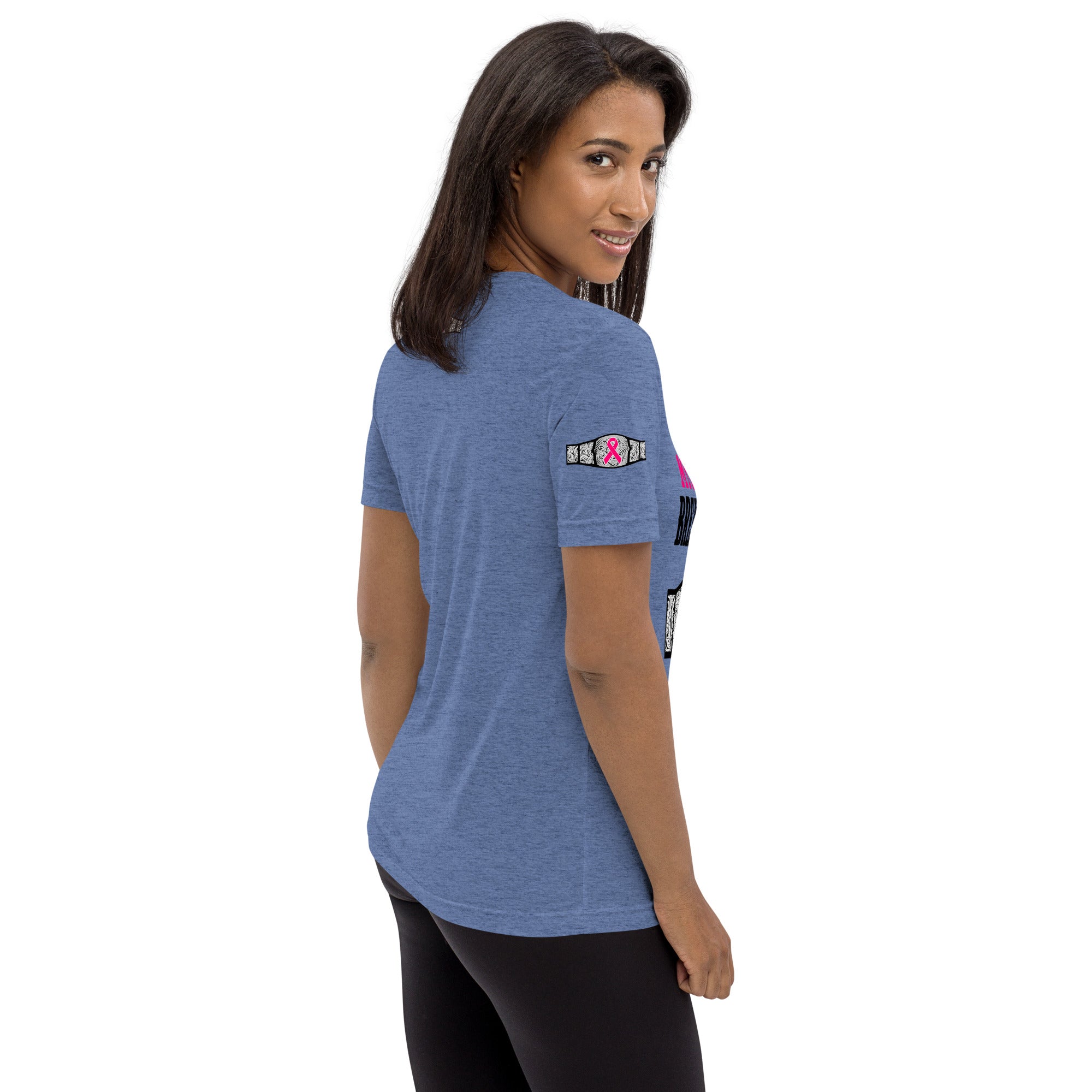 "My Sister Is A Breast Cancer Champ" Tri-Blend T-Shirt