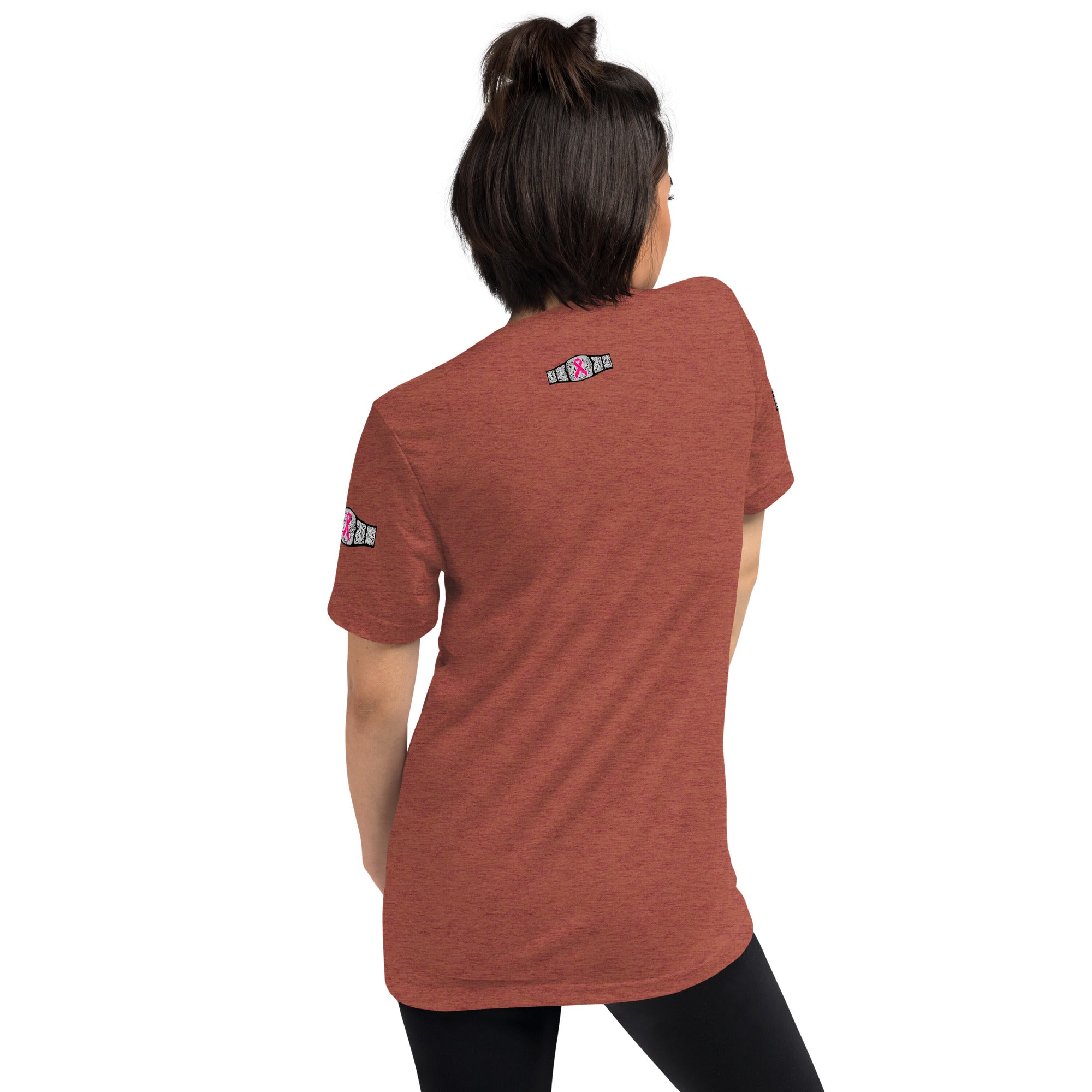 "I Am A Breast Cancer Champion" Short sleeve t-shirt