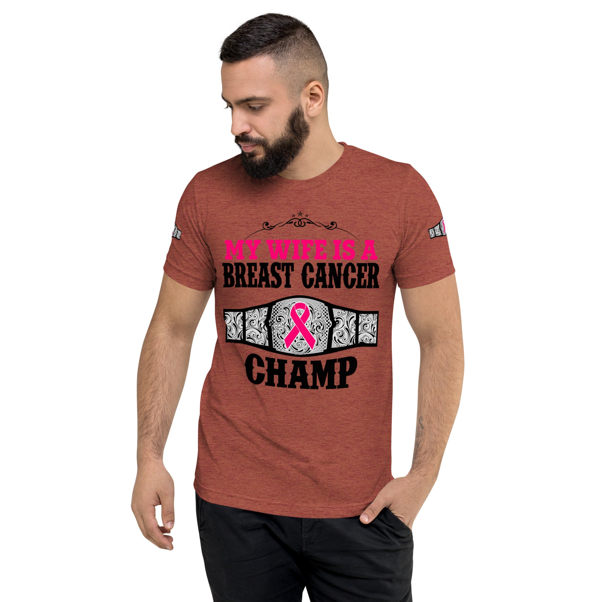 "My Wife Is A Breast Cancer Champ" T-Shirt Collection