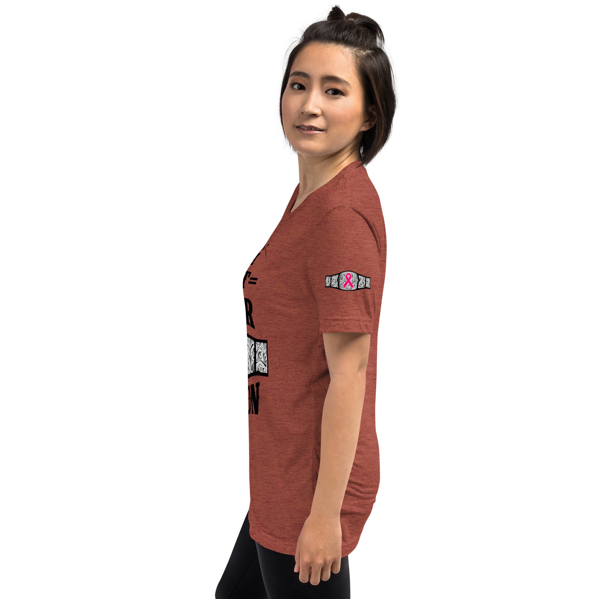 "I Am A Breast Cancer Champion" Short sleeve t-shirt