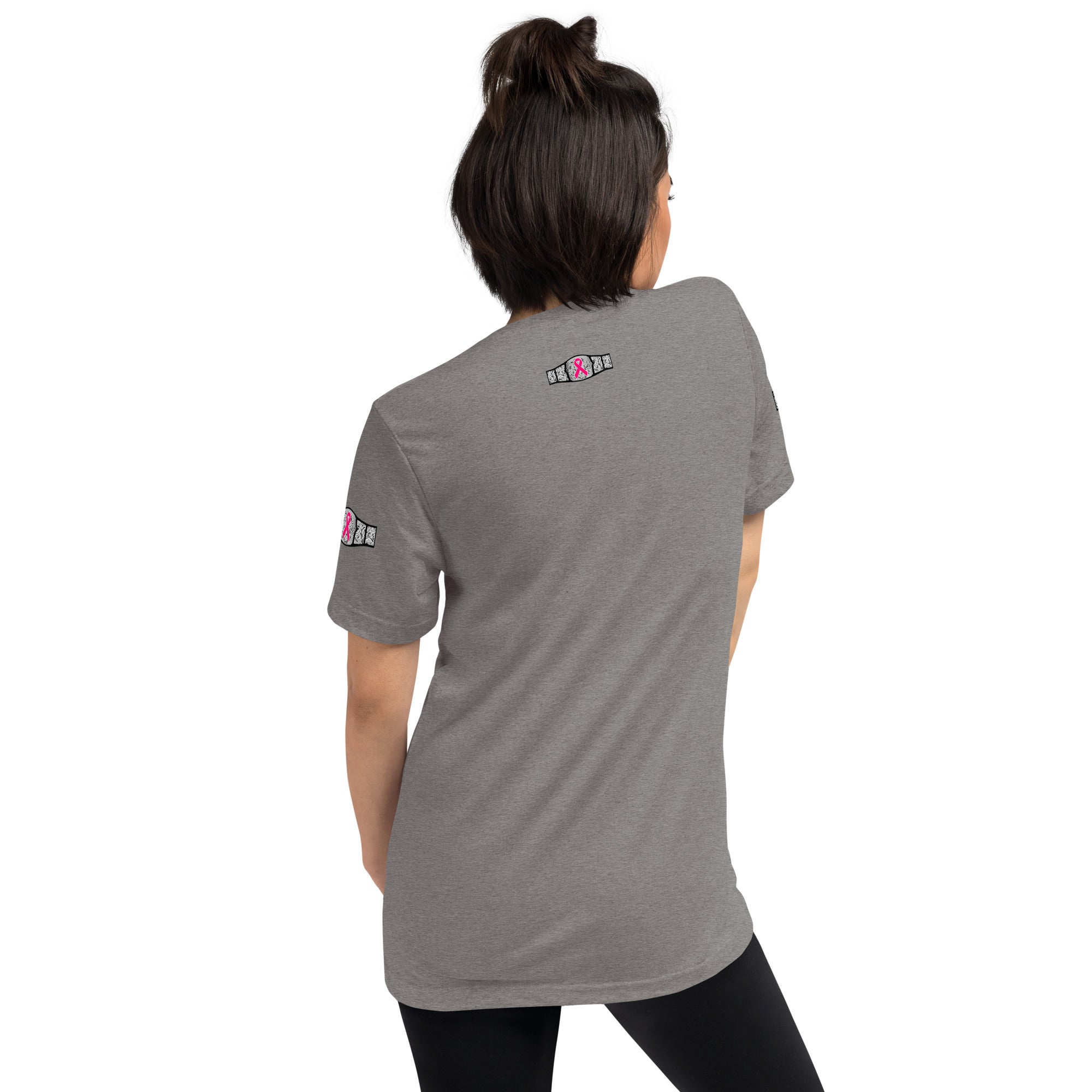 "I Am A Breast Cancer Champion" Short sleeve t-shirt