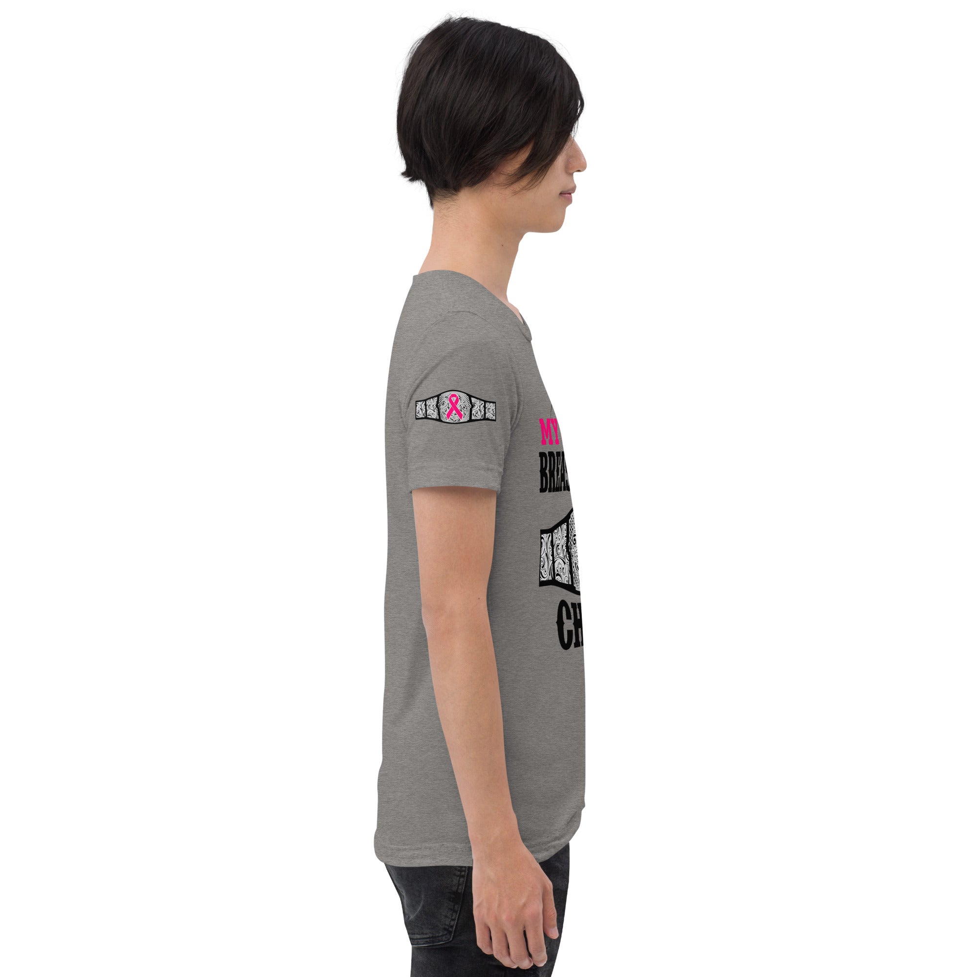 "My Cousin Is A Breast Cancer Champ" Tri-Blend T-Shirt
