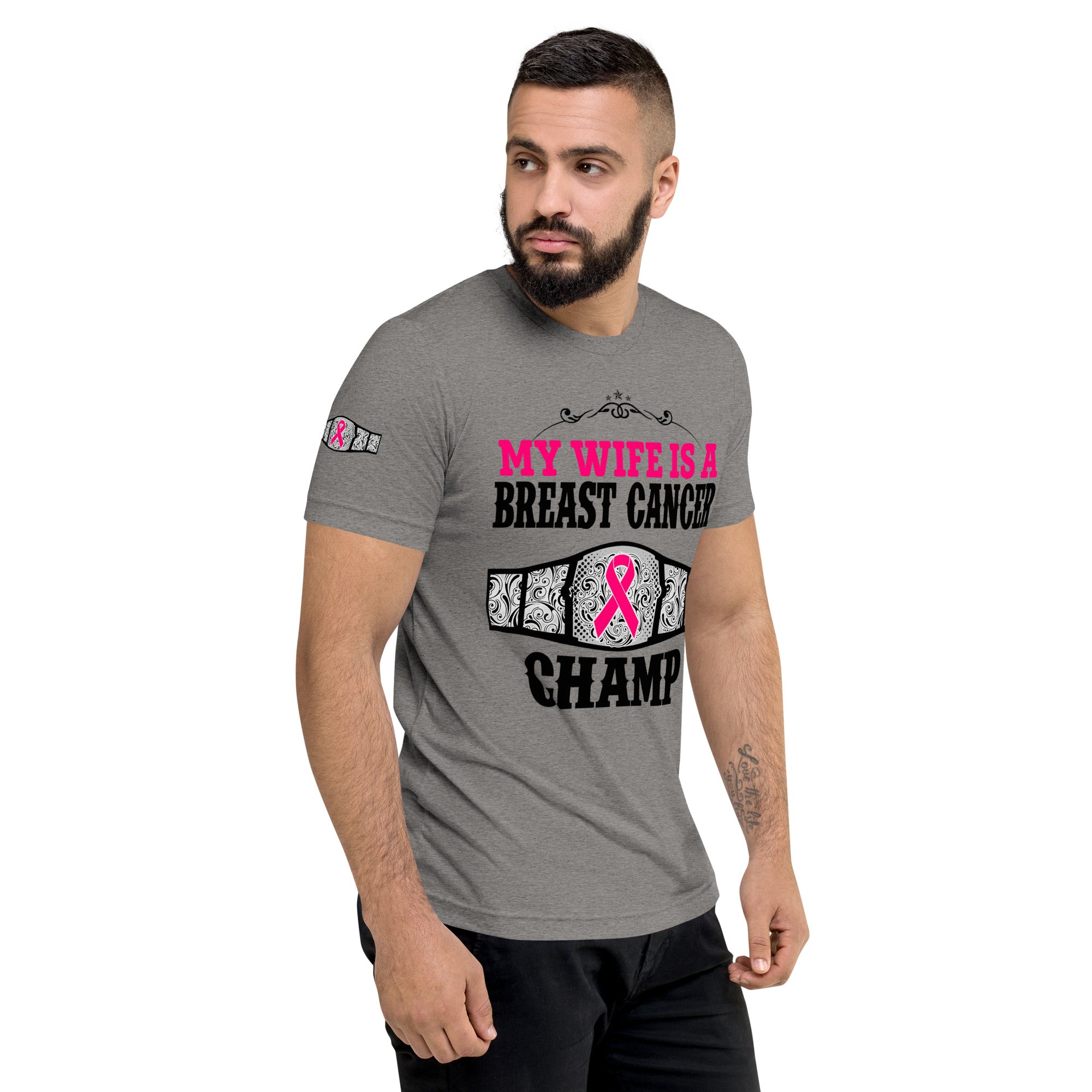 "My Wife Is A Breast Cancer Champ" T-Shirt Collection