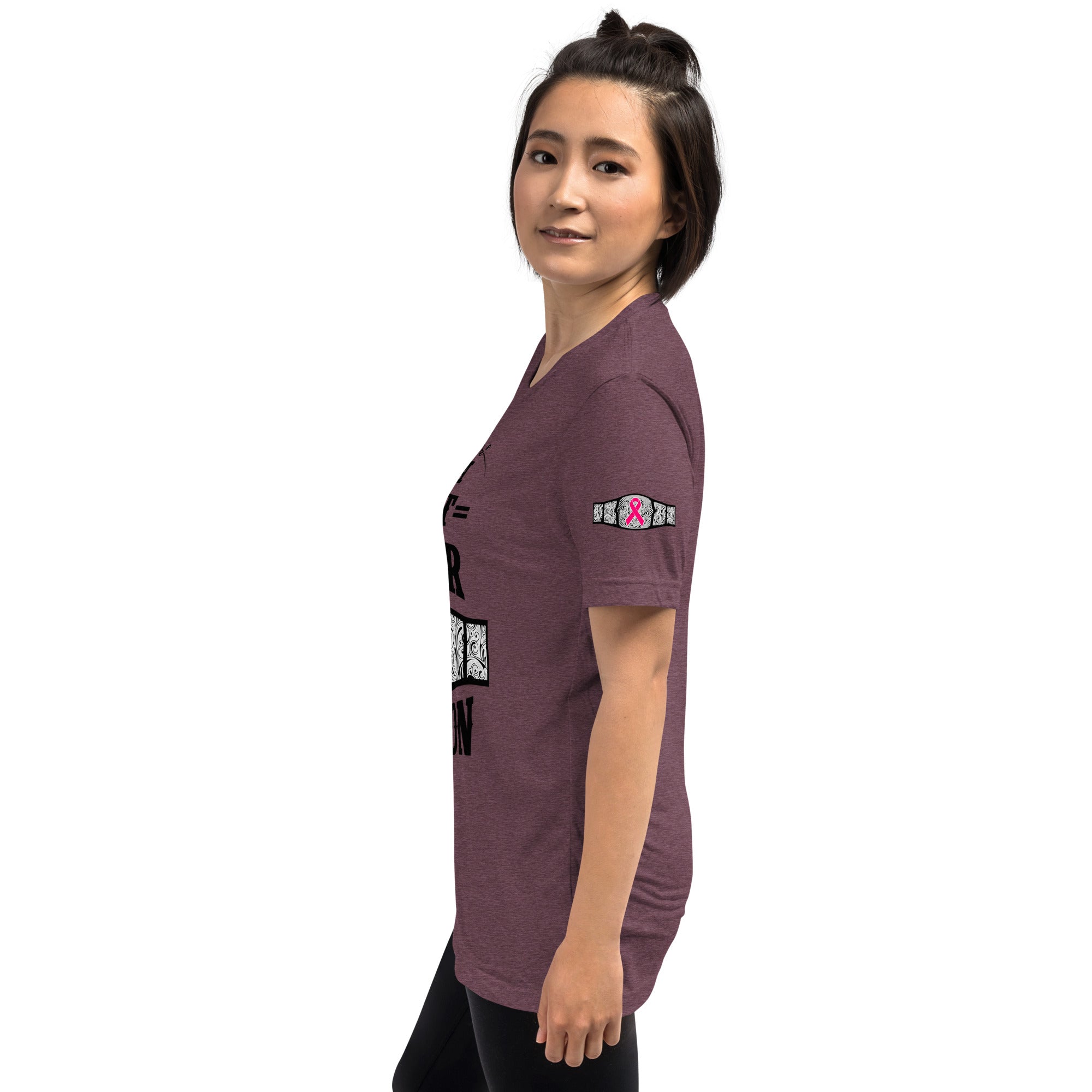 "I Am A Breast Cancer Champion" Short sleeve t-shirt