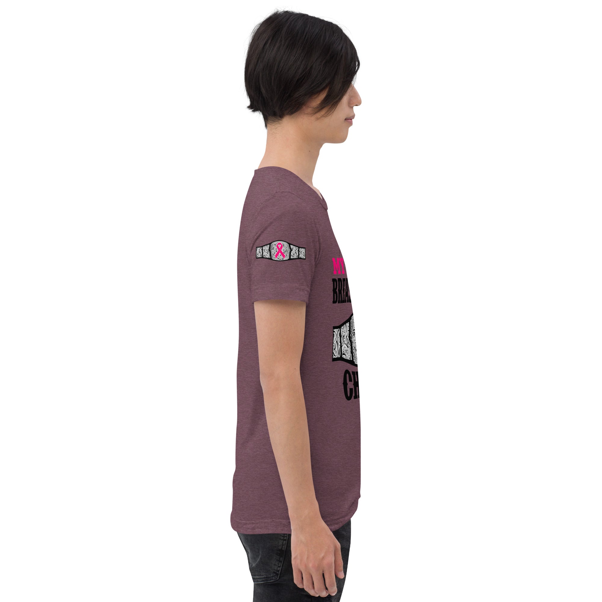 "My Cousin Is A Breast Cancer Champ" Tri-Blend T-Shirt