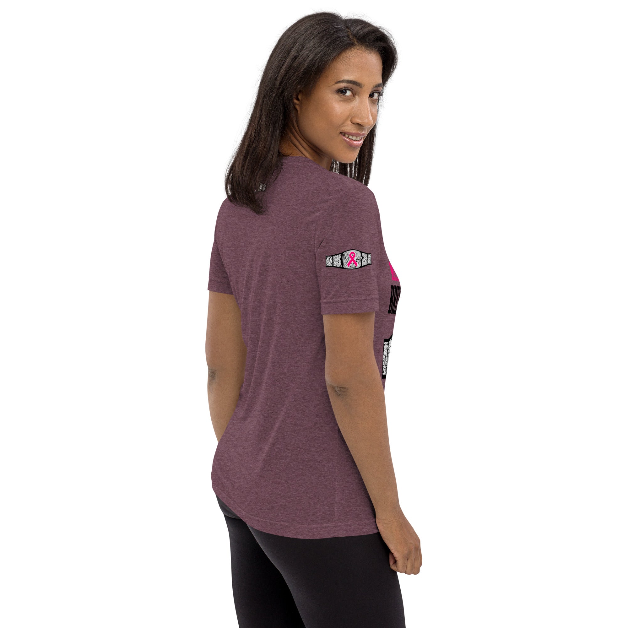 "My Sister Is A Breast Cancer Champ" Tri-Blend T-Shirt