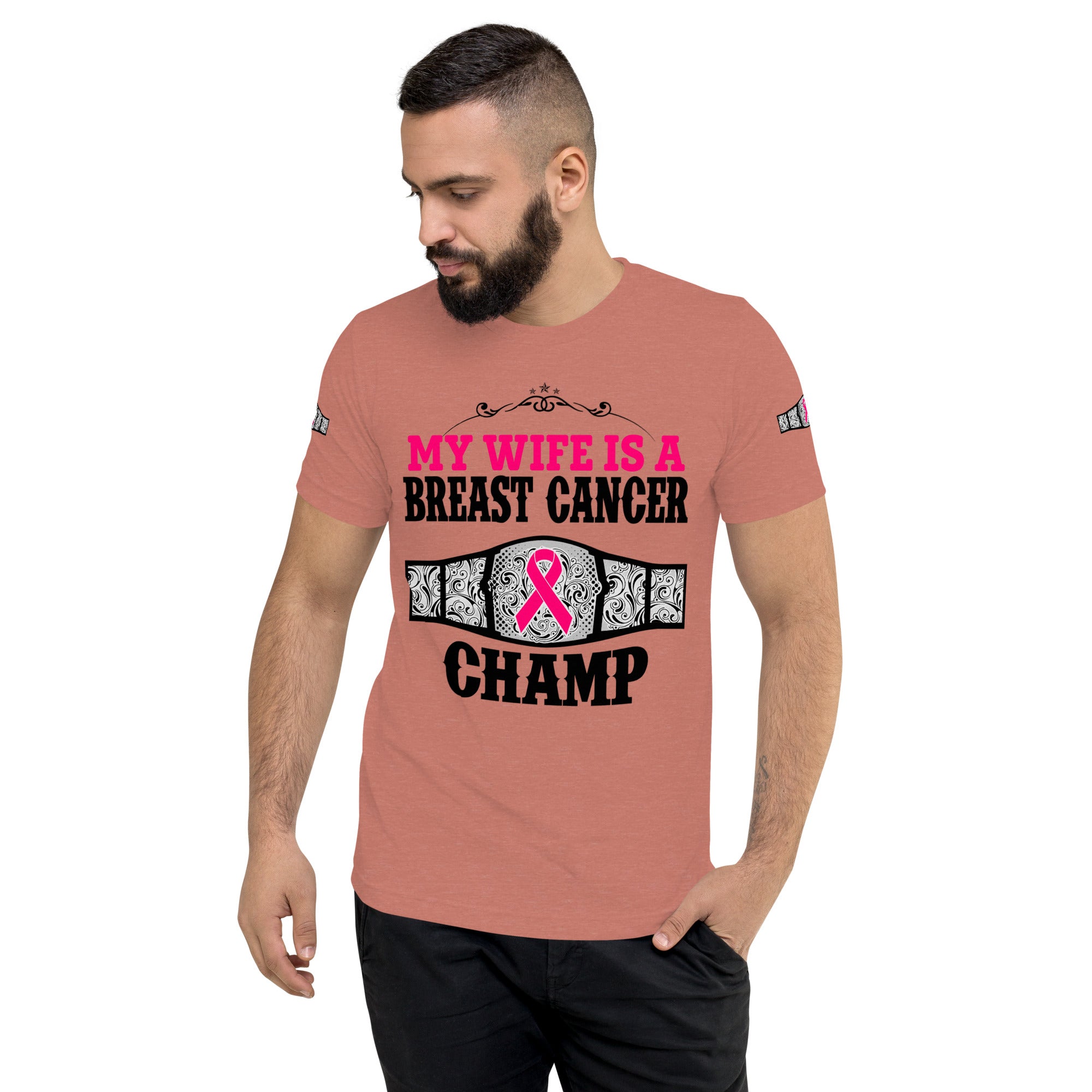 "My Wife Is A Breast Cancer Champ" T-Shirt Collection