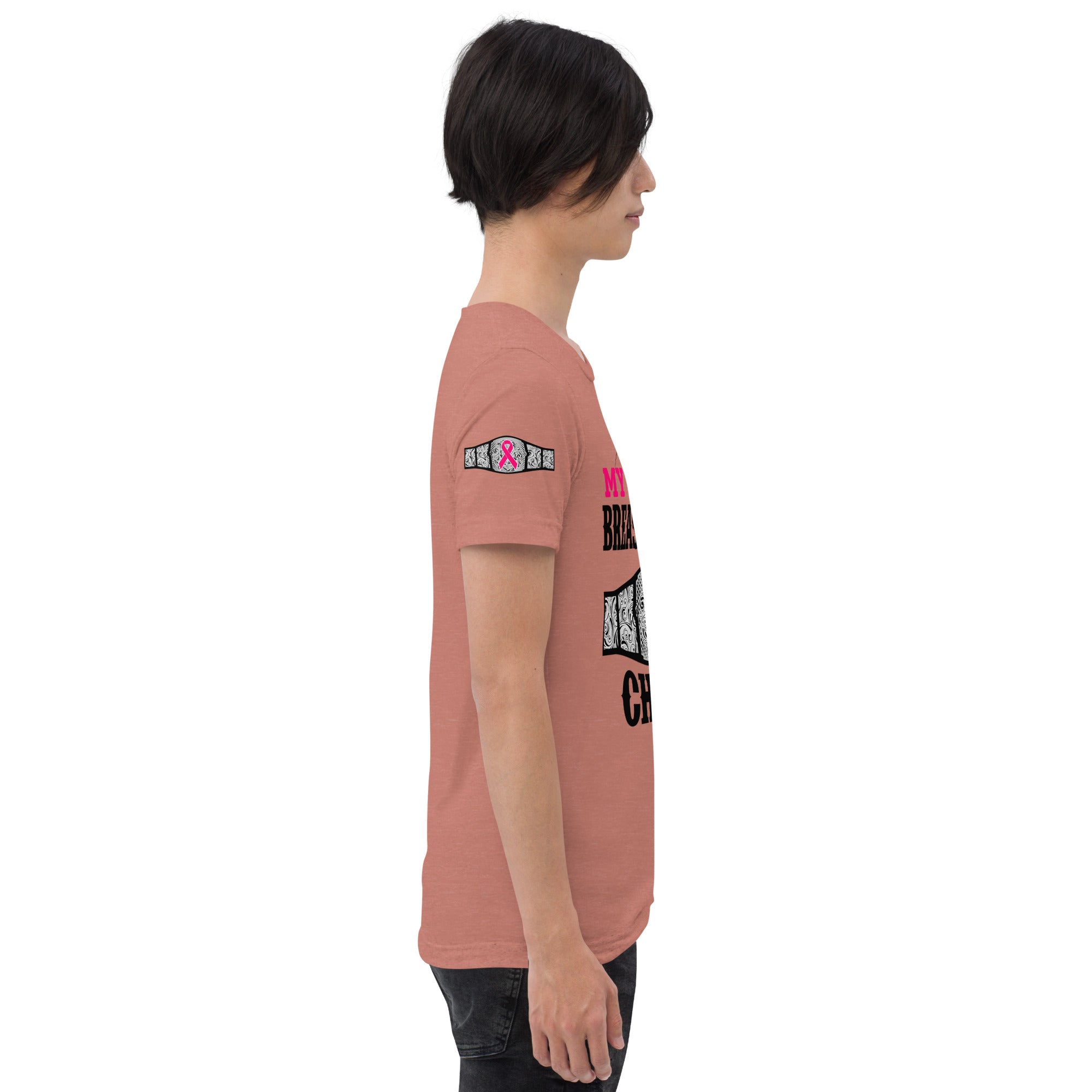 "My Cousin Is A Breast Cancer Champ" Tri-Blend T-Shirt