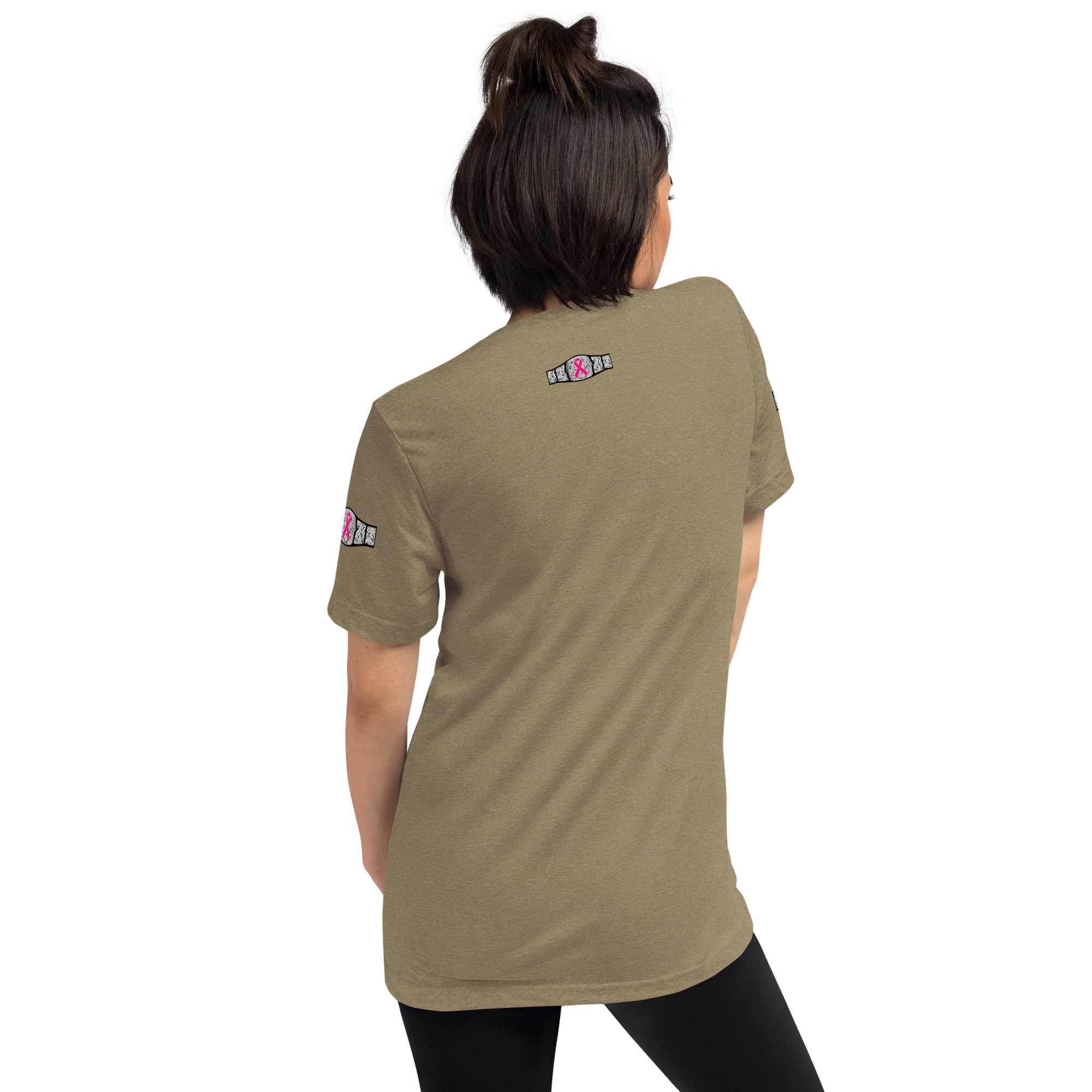 "I Am A Breast Cancer Champion" Short sleeve t-shirt