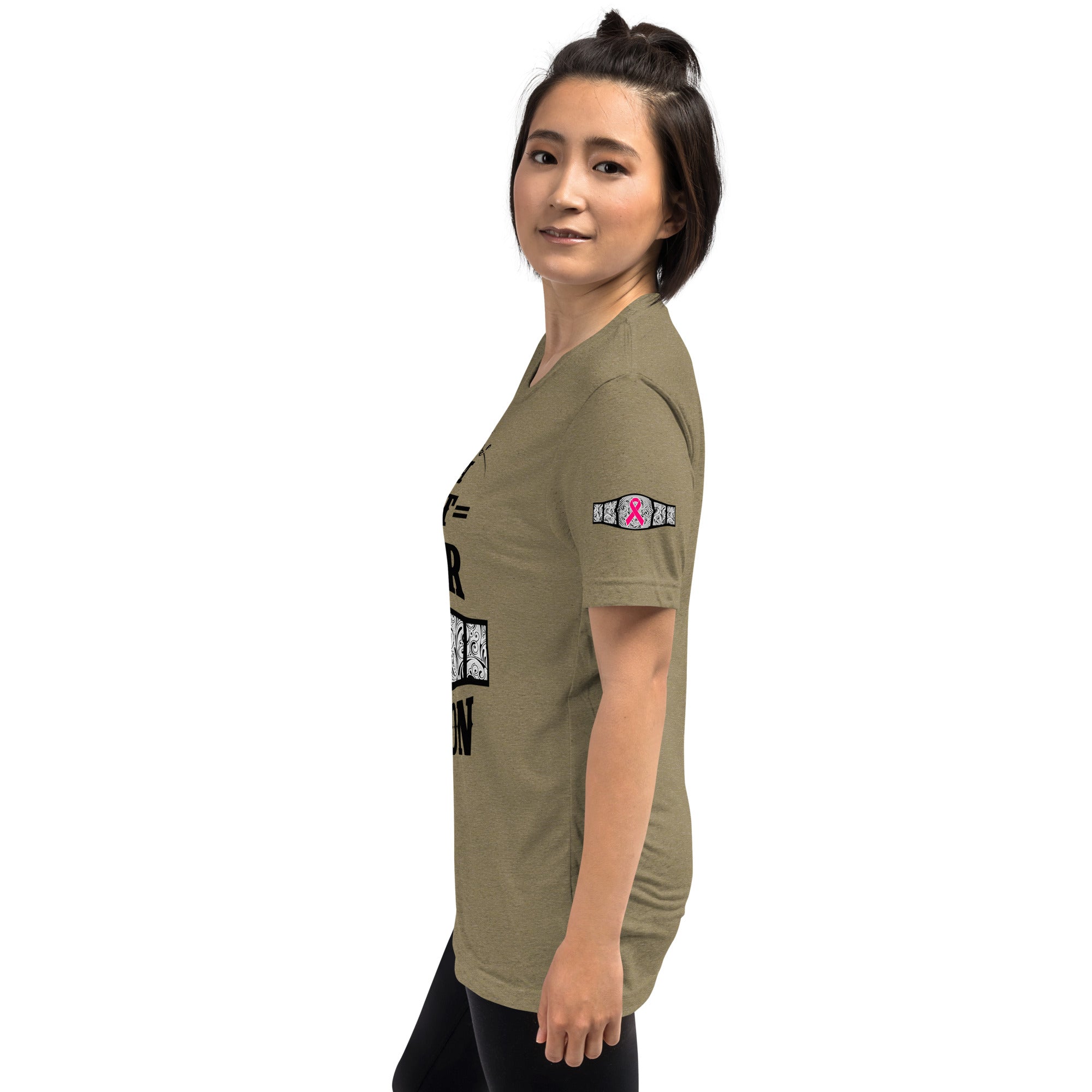 "I Am A Breast Cancer Champion" Short sleeve t-shirt