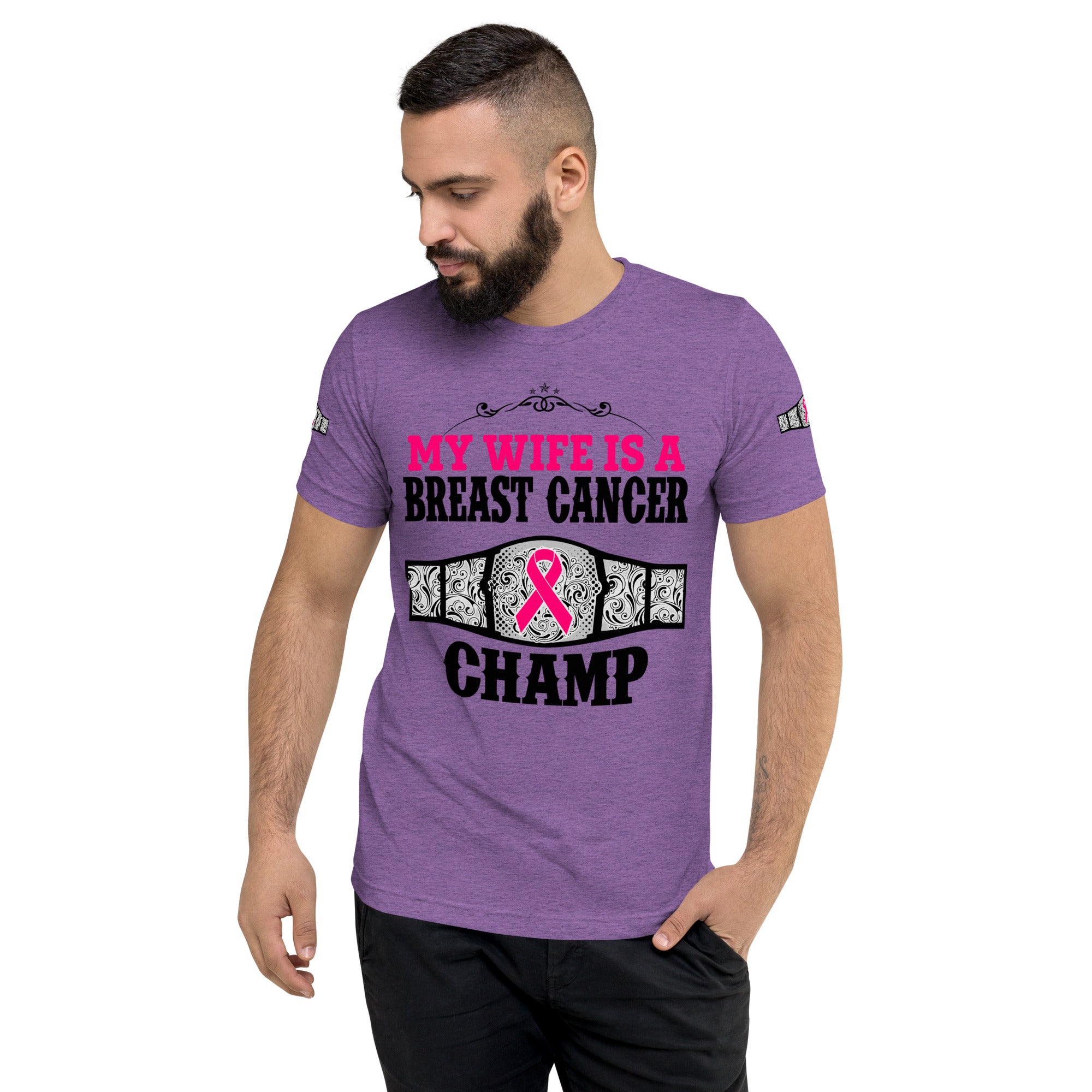 "My Wife Is A Breast Cancer Champ" T-Shirt Collection