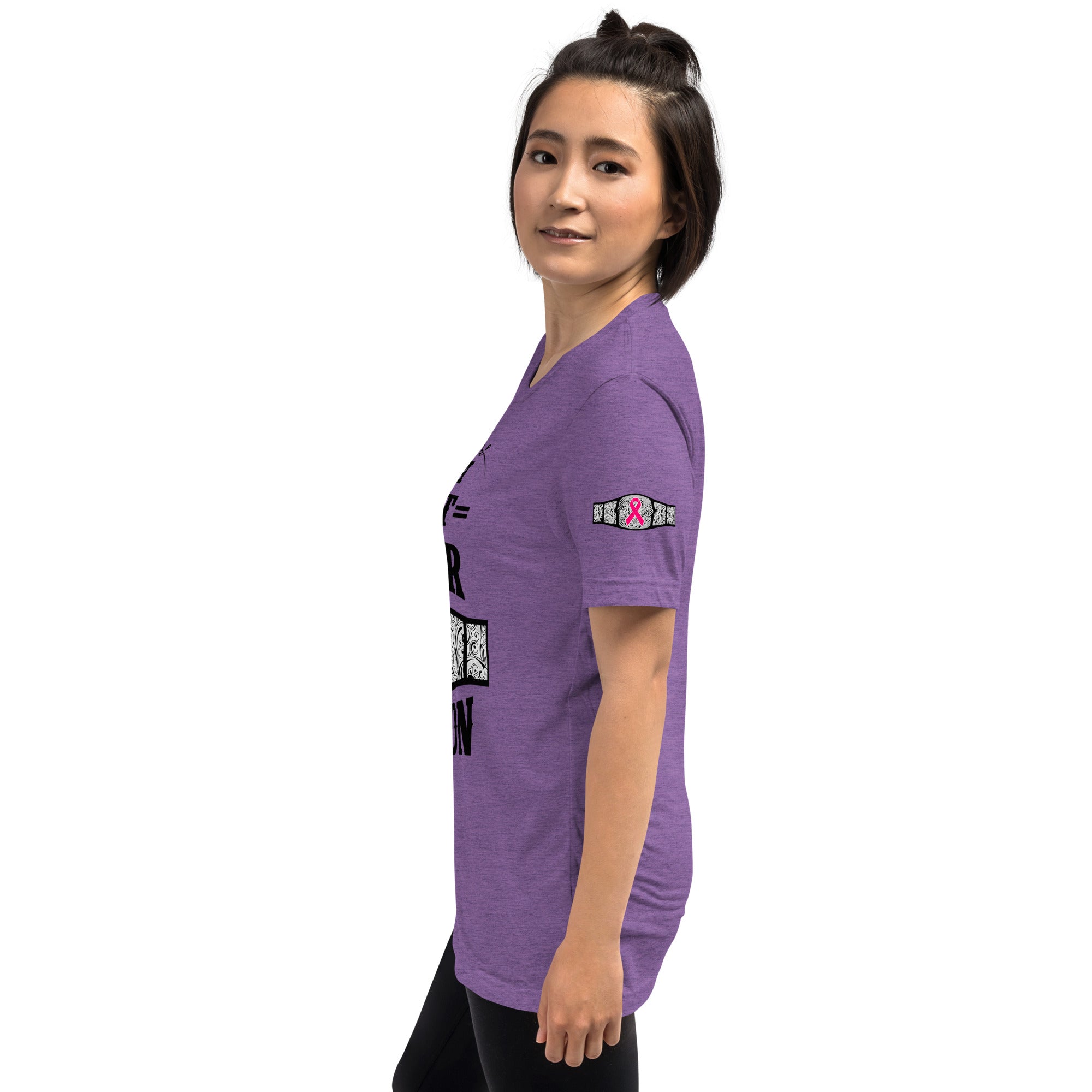 "I Am A Breast Cancer Champion" Short sleeve t-shirt