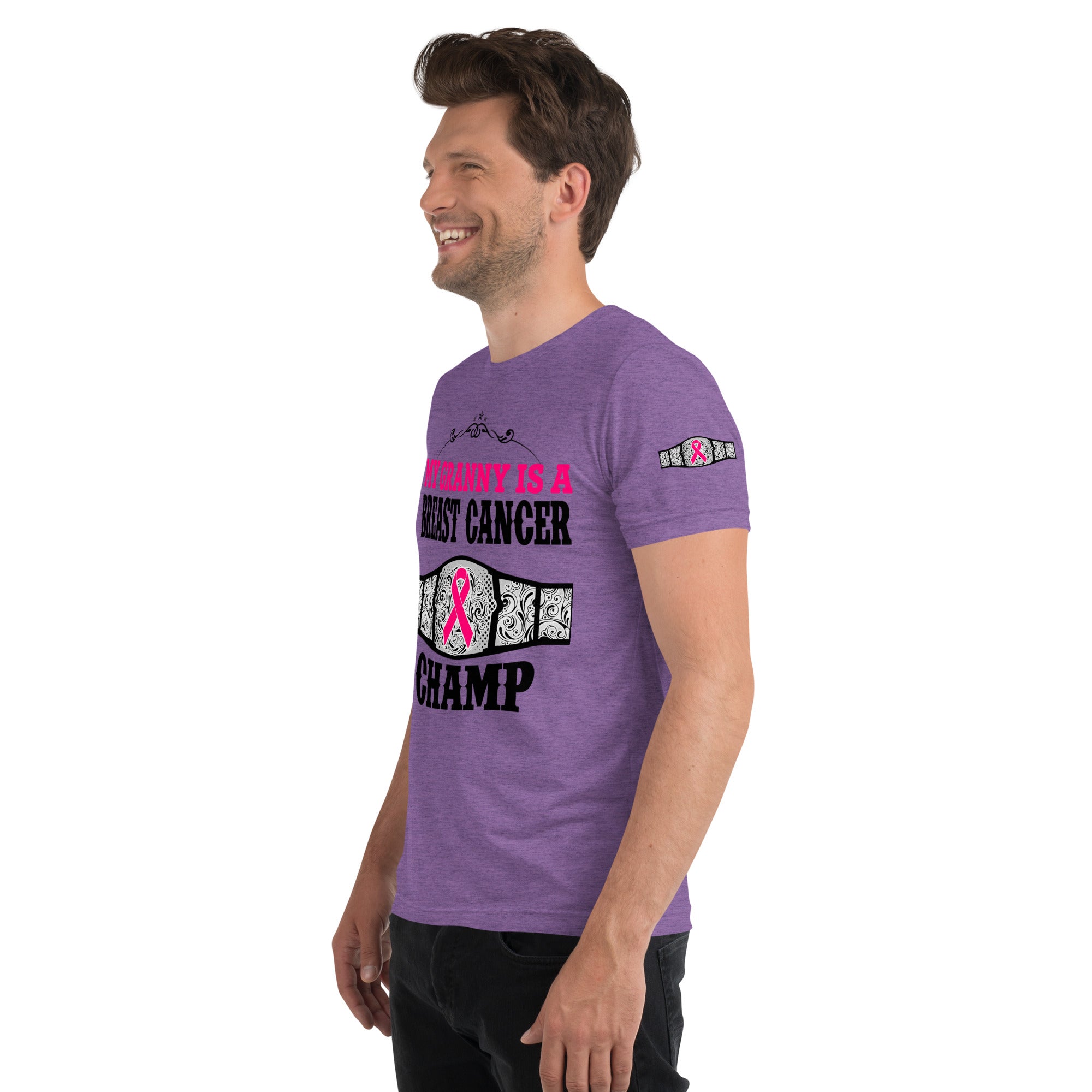 "My Granny Is A Breast Cancer Champ" Tri-Blend T-Shirt