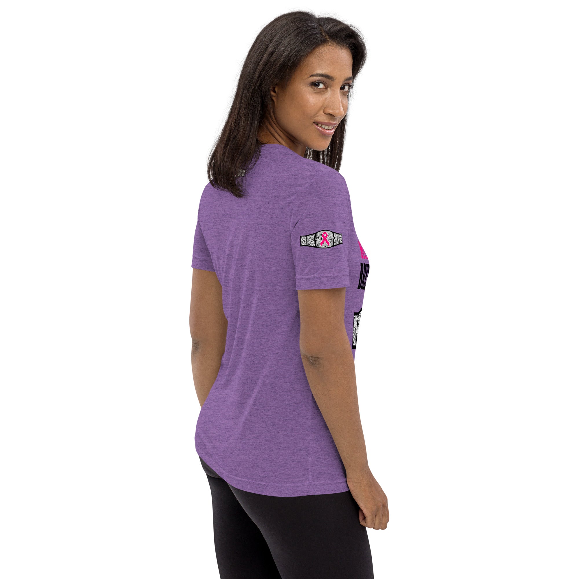 "My Sister Is A Breast Cancer Champ" Tri-Blend T-Shirt