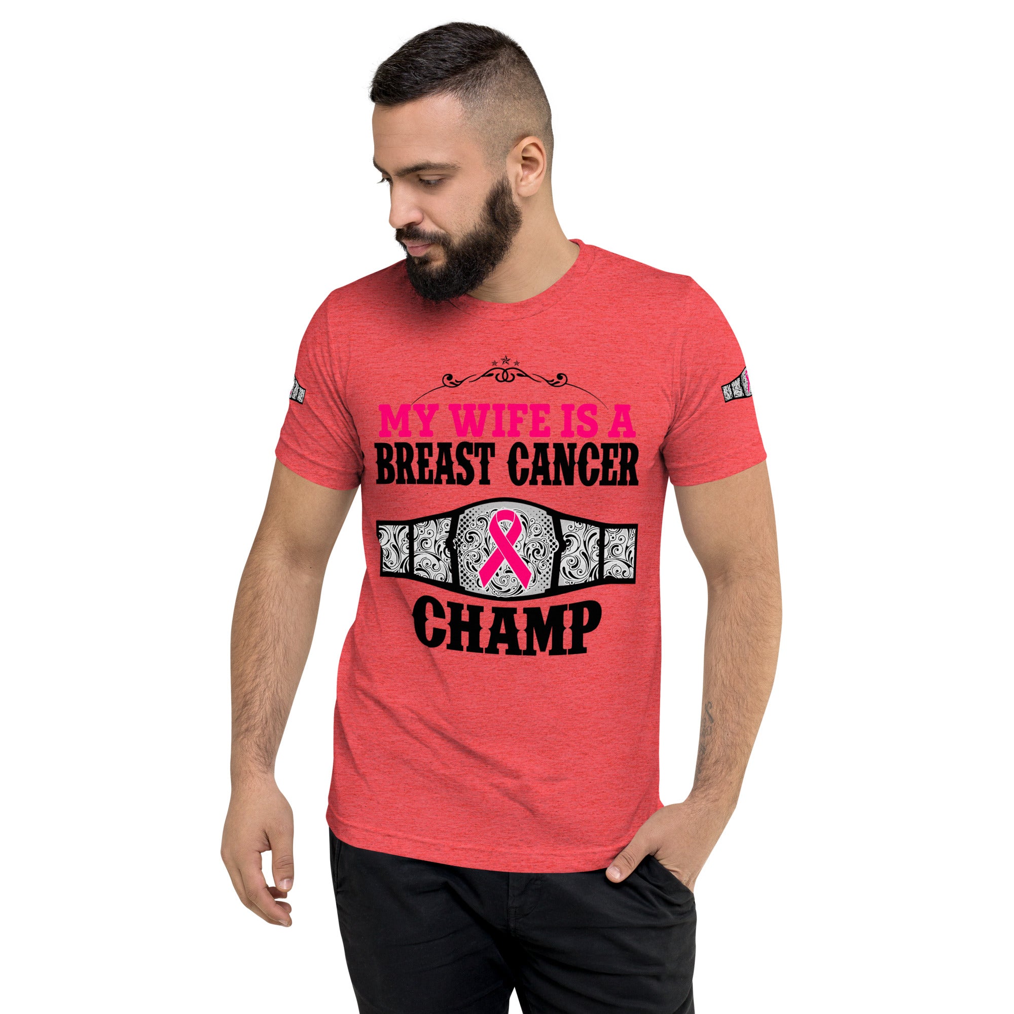 "My Wife Is A Breast Cancer Champ" T-Shirt Collection