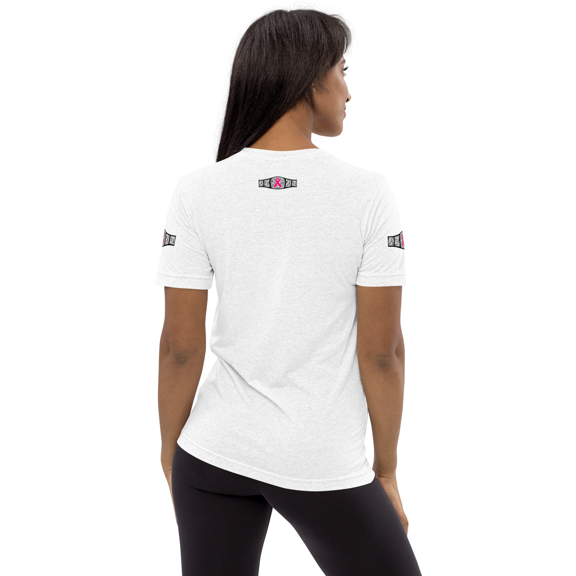 "My Sister Is A Breast Cancer Champ" Tri-Blend T-Shirt