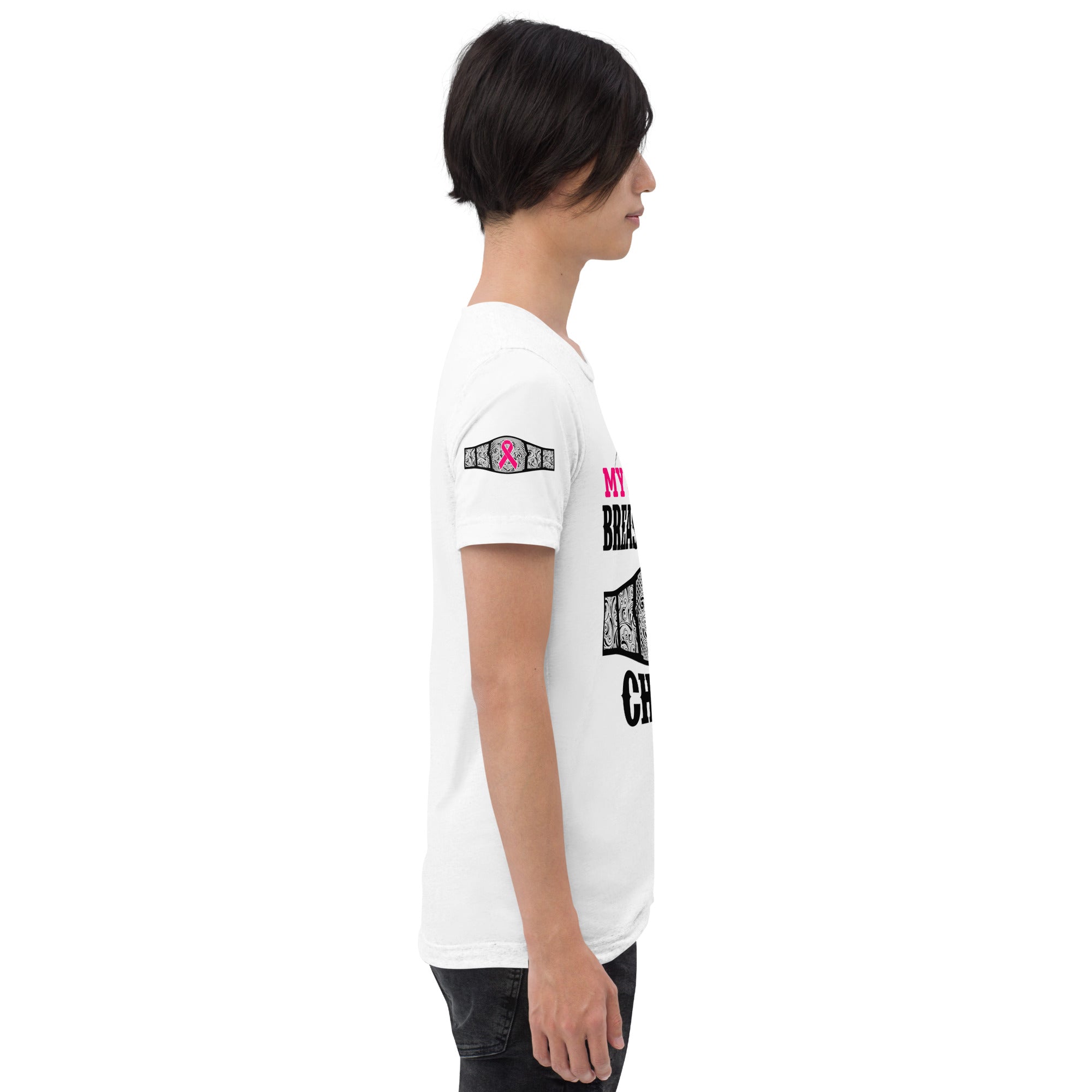 "My Cousin Is A Breast Cancer Champ" Tri-Blend T-Shirt
