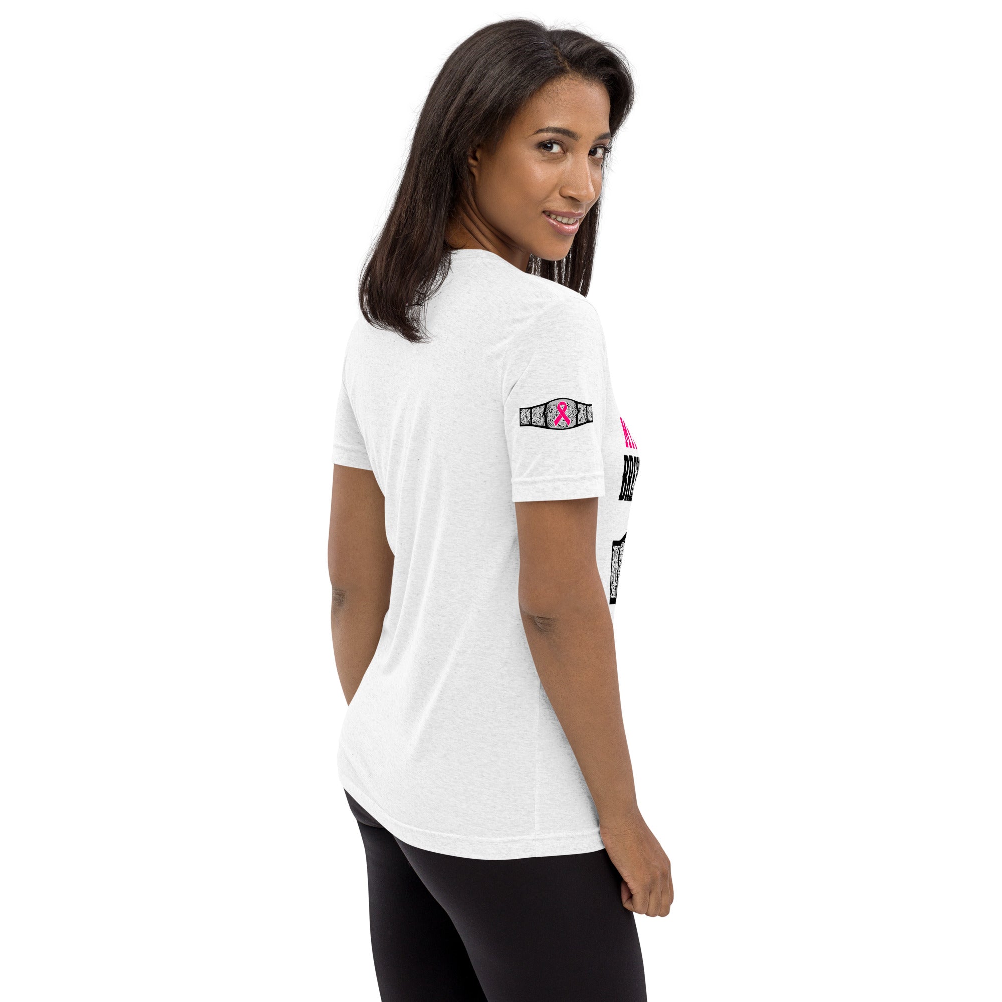 "My Sister Is A Breast Cancer Champ" Tri-Blend T-Shirt