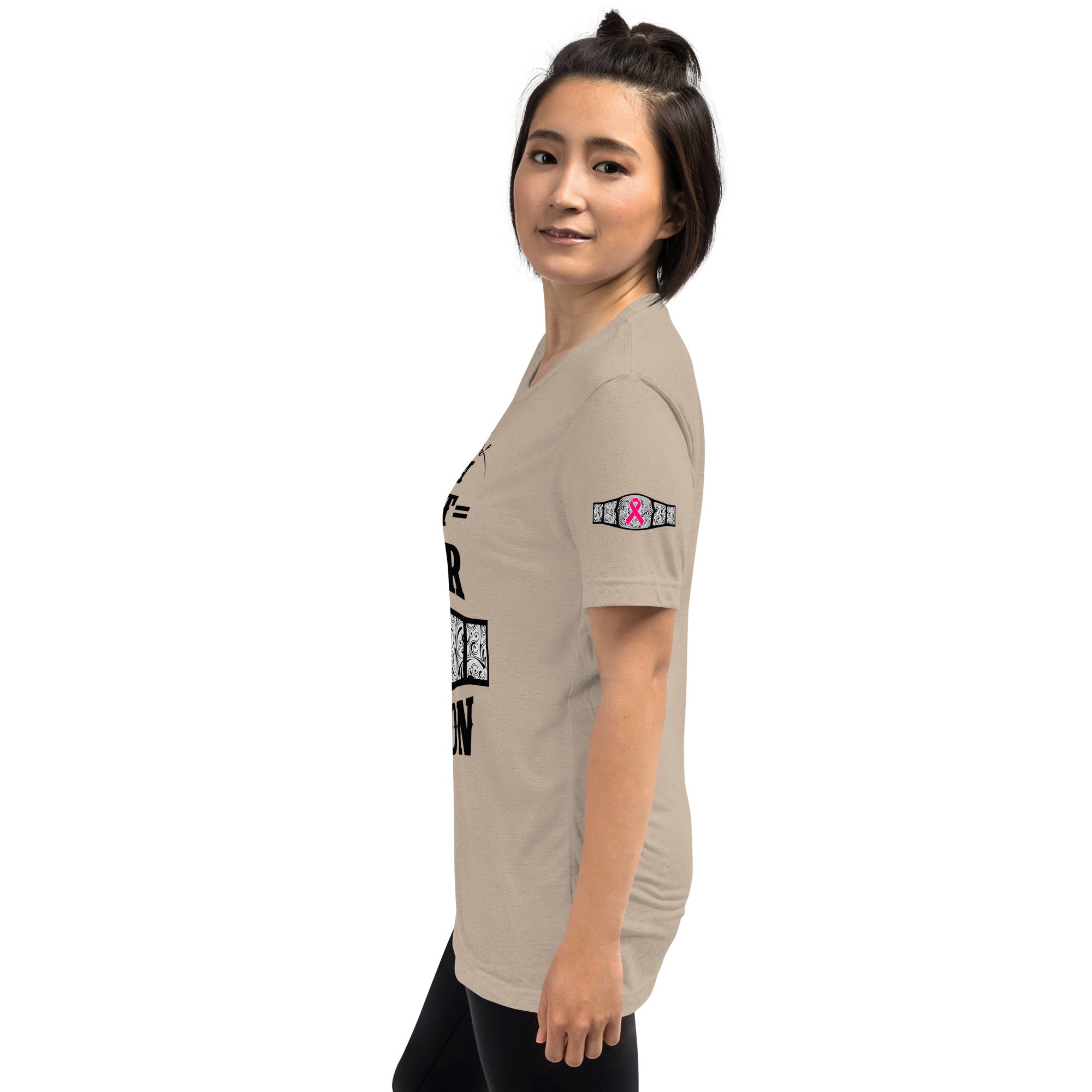 "I Am A Breast Cancer Champion" Short sleeve t-shirt